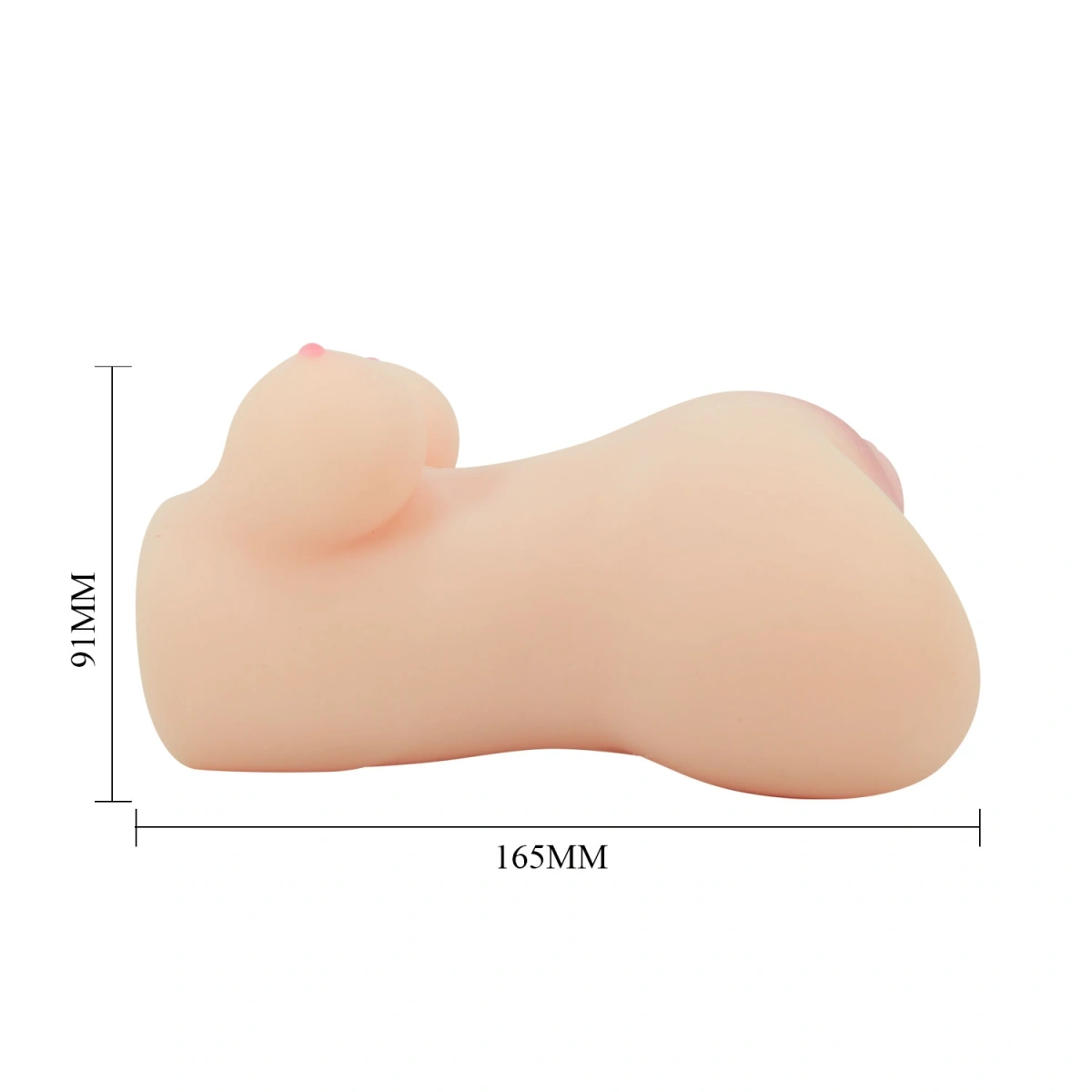 Masturbator Pussy&Anus Crazy Bull Hannah, TPE, Natural, 16.5 cm, #7, Erotic24.ro