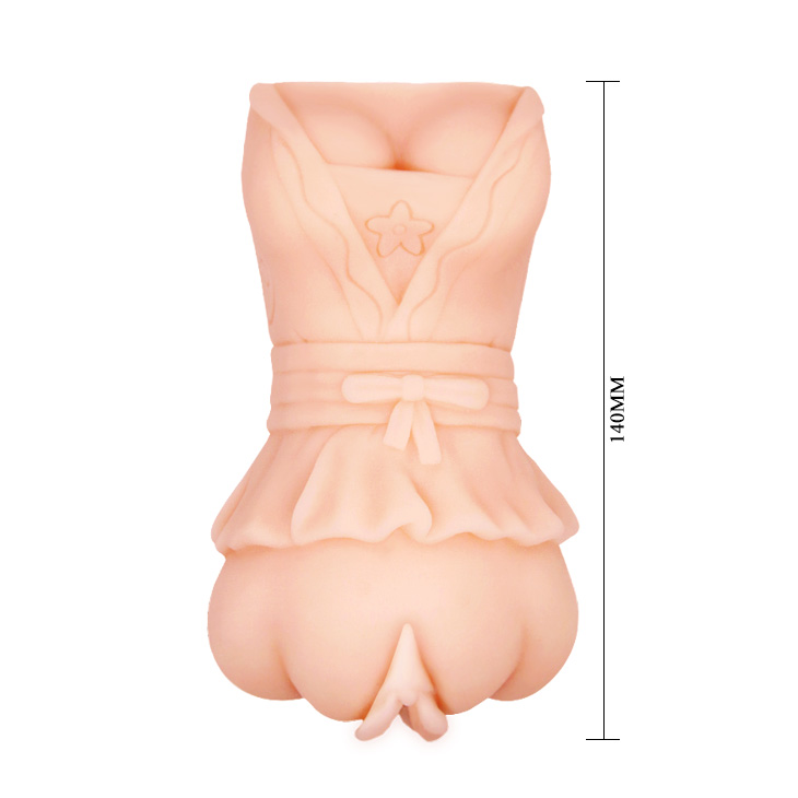 Masturbator Crazy Bull 3D Vagina, Multispeed, TPR, Natural, 14 cm, #5, Erotic24.ro