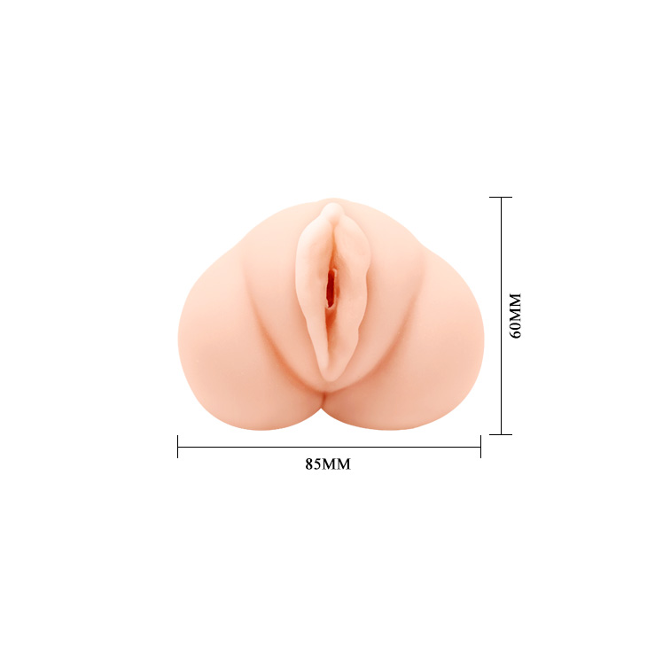 Masturbator Crazy Bull 3D Vagina, Multispeed, TPR, Natural, 14 cm, #6, Erotic24.ro