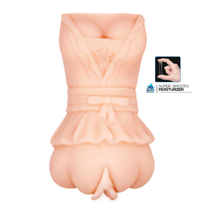 Masturbator Crazy Bull 3D Vagina, Multispeed, TPR, Natural, 14 cm, #4, Erotic24.ro