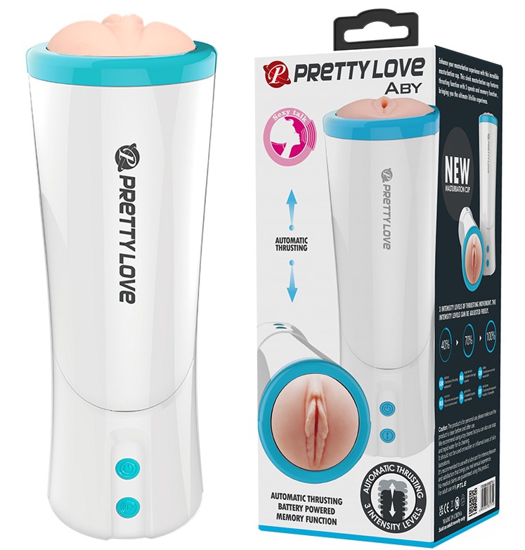 Masturbator Thrusting Aby Vagin 3 Moduri Impingere, TPR Life-Like, Natural, #4, Erotic24.ro