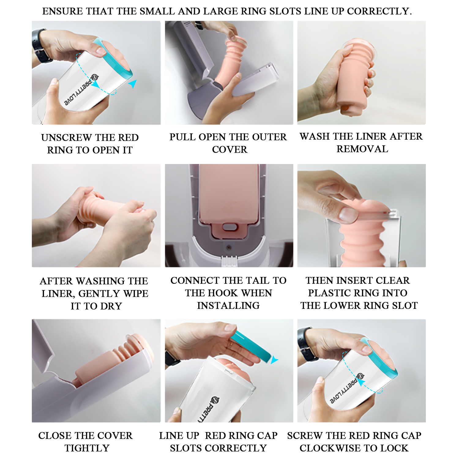 Masturbator Thrusting Aby Vagin 3 Moduri Impingere, TPR Life-Like, Natural, #13, Erotic24.ro