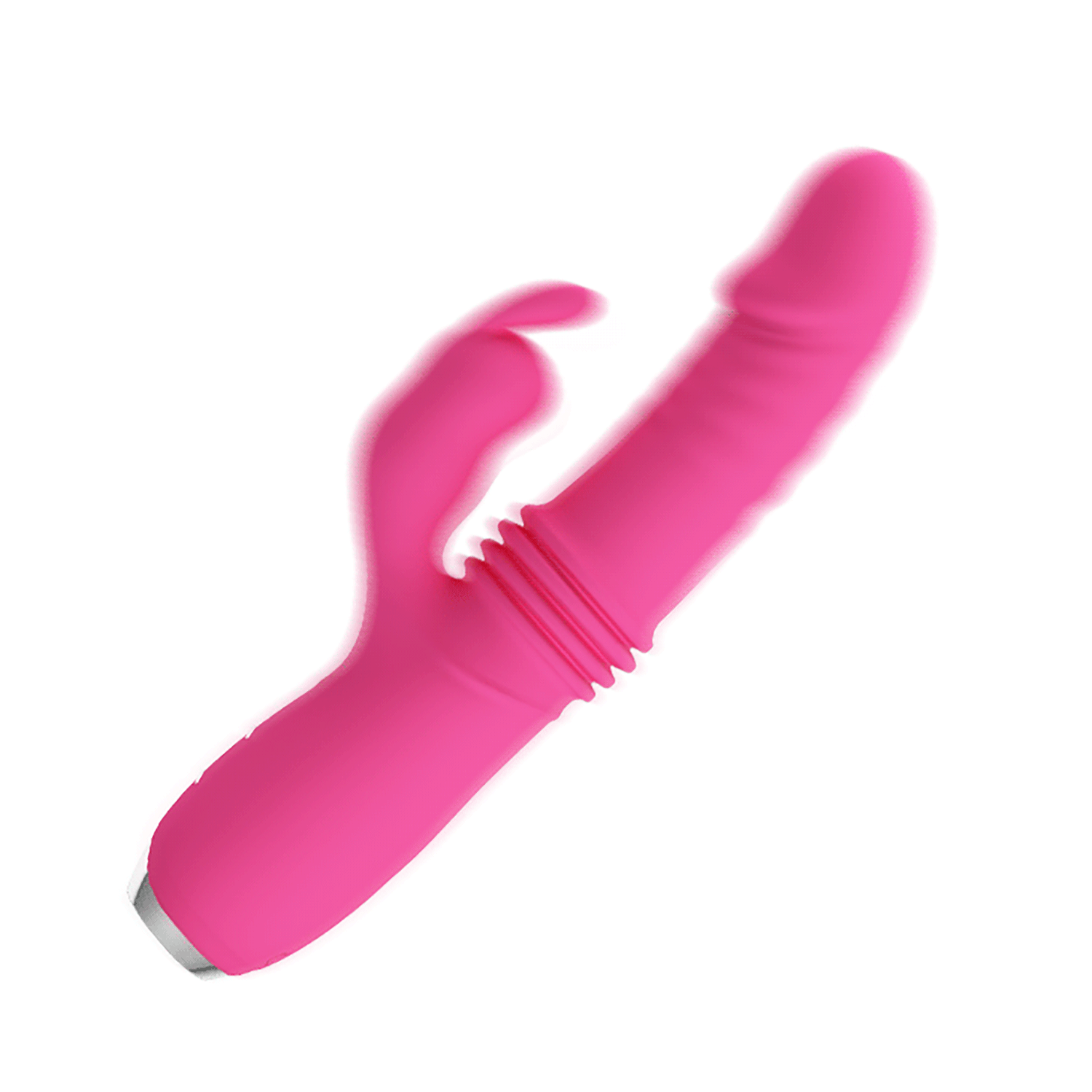 Vibrator Pretty Love Dorothy, 12 Moduri Vibratii, 3 Moduri Thrusting, Silicon, USB, Roz, 19.7 cm, #9, Erotic24.ro