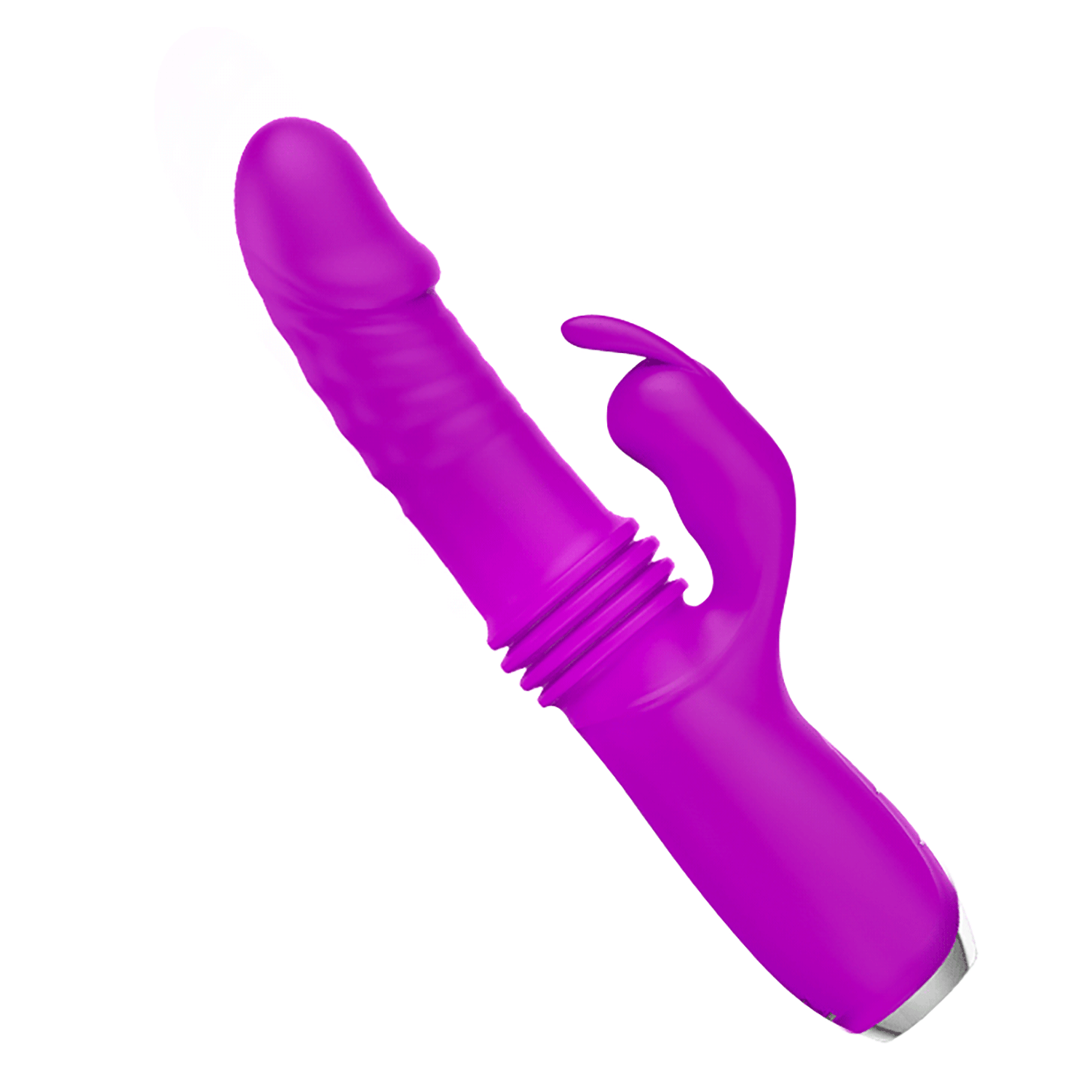 Vibrator Pretty Love Dorothy, 12 Moduri Vibratii, 3 Moduri Thrusting, Silicon, USB, Mov, 19.7 cm, #7, Erotic24.ro