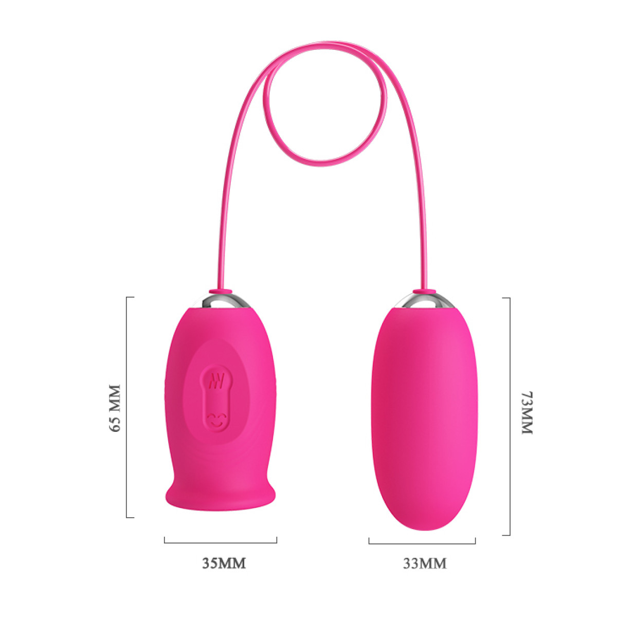 Ou Vibrator Daisy Dubla Stimulare, Licking Function, Silicon, Roz, #3, Erotic24.ro