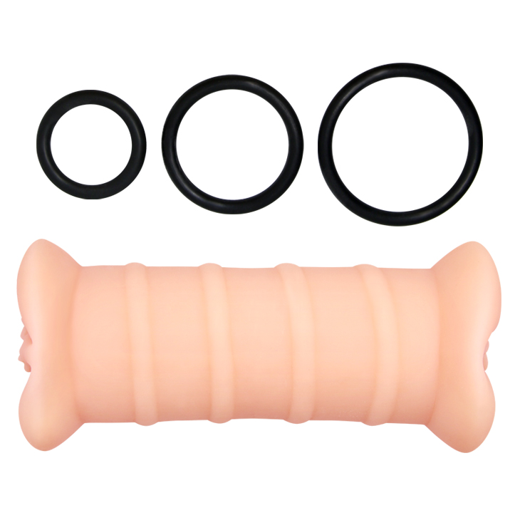 Masturbator Crazy Bull Double Vagina Emma, Multispeed, Soft Skin, Natural, 19 cm, #4, Erotic24.ro