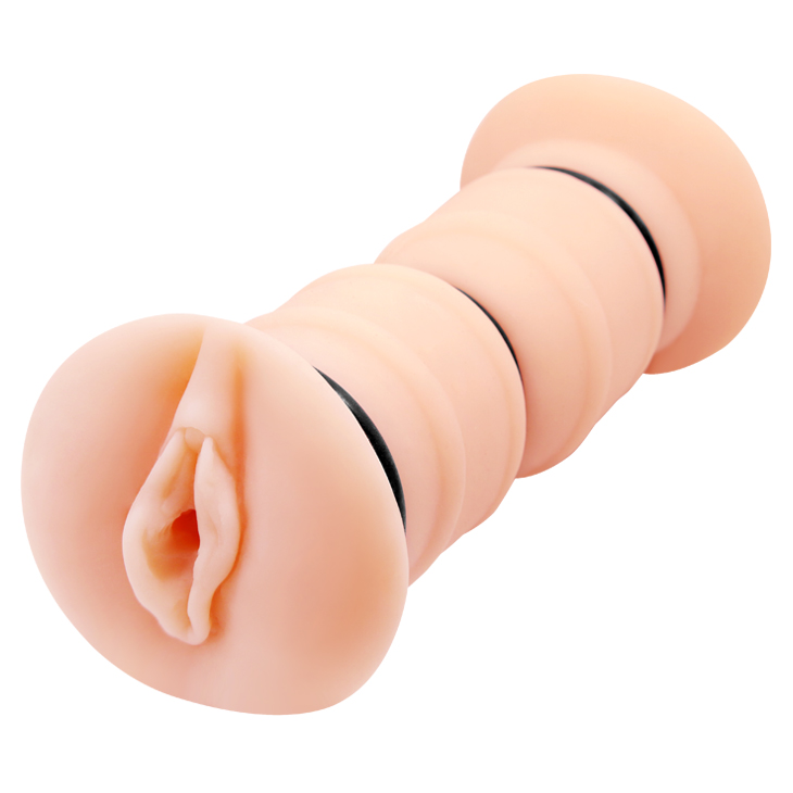 Masturbator Crazy Bull Double Vagina Emma, Multispeed, Soft Skin, Natural, 19 cm, #2, Erotic24.ro