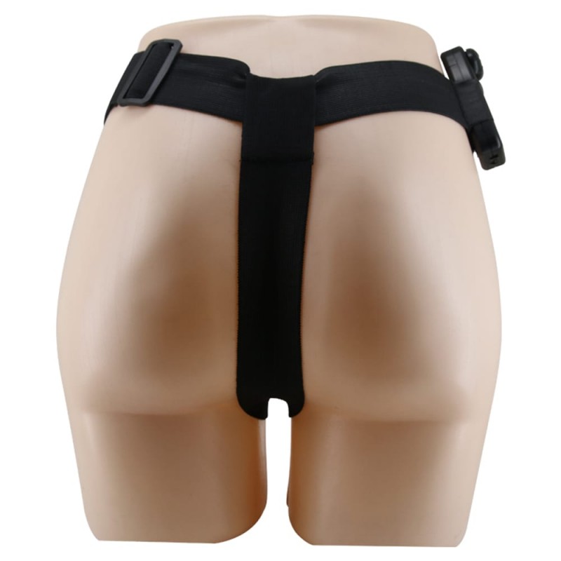 Strap On Ultra Passionate Harness Multispeed Sliding Skin Dildo, #7, Erotic24.ro