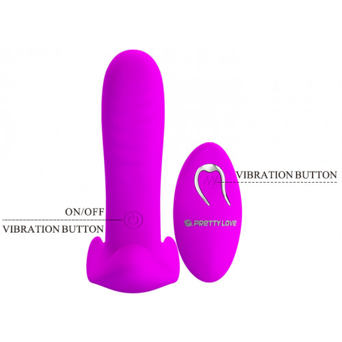 Stimulator Cuplu Remote Control 12 Moduri Vibratii Silicon USB Mov, #7, Erotic24.ro