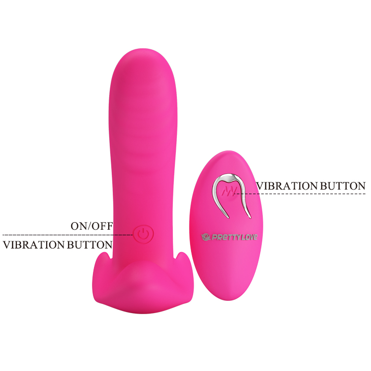 Stimulator Cuplu Remote Control 12 Moduri Vibratii Silicon USB Roz, Nr. 9, Erotic24.ro