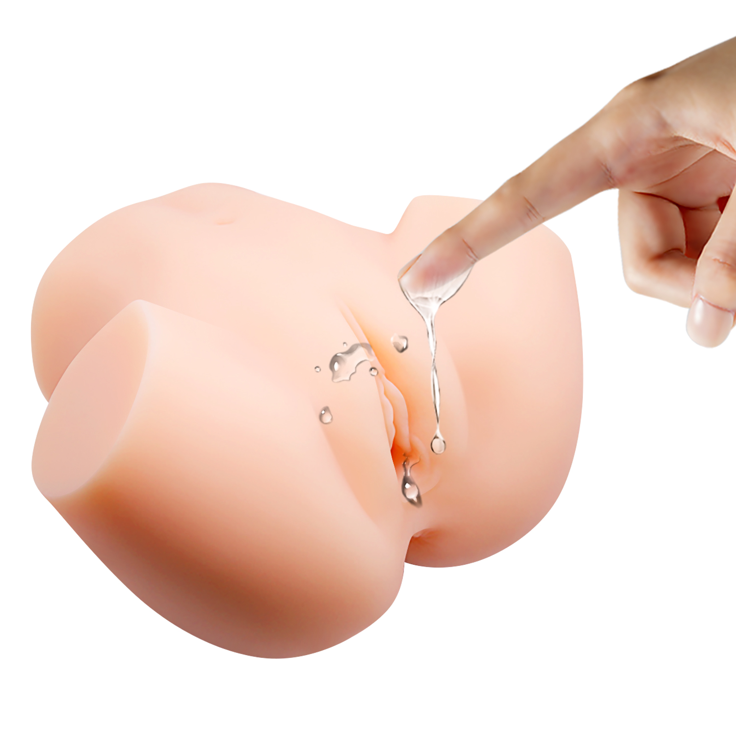 Masturbator Crazy Bull Veronica Vagin&Anus, Multispeed, TPR, Autolubrifiant, Natural, 1.6 kg, #3, Erotic24.ro