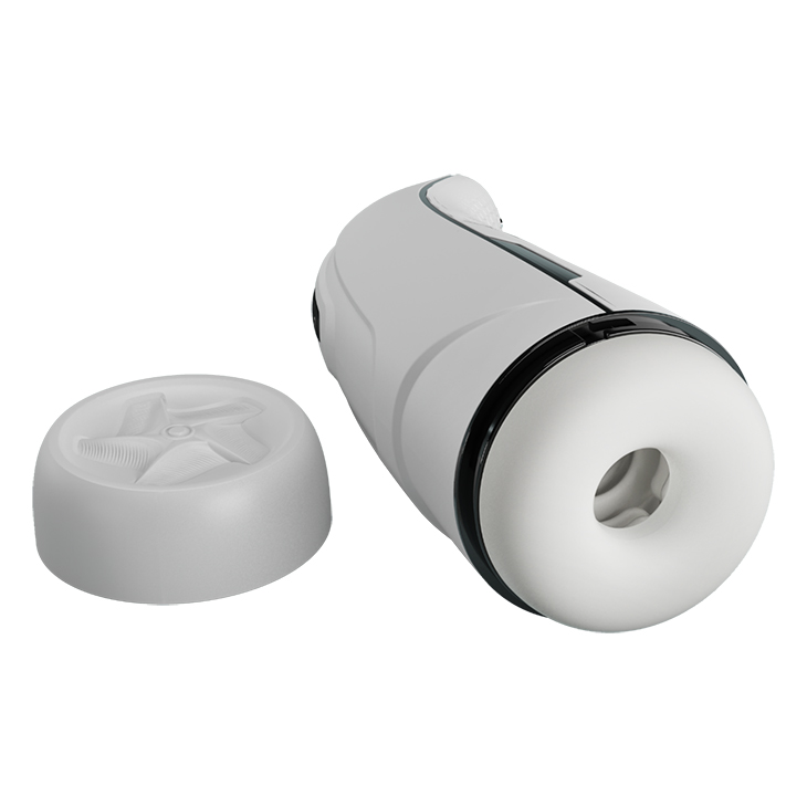 Masturbator Marissa, Licking, Vibrating, Heating, TPE, USB, Alb, 26 cm, #2, Erotic24.ro