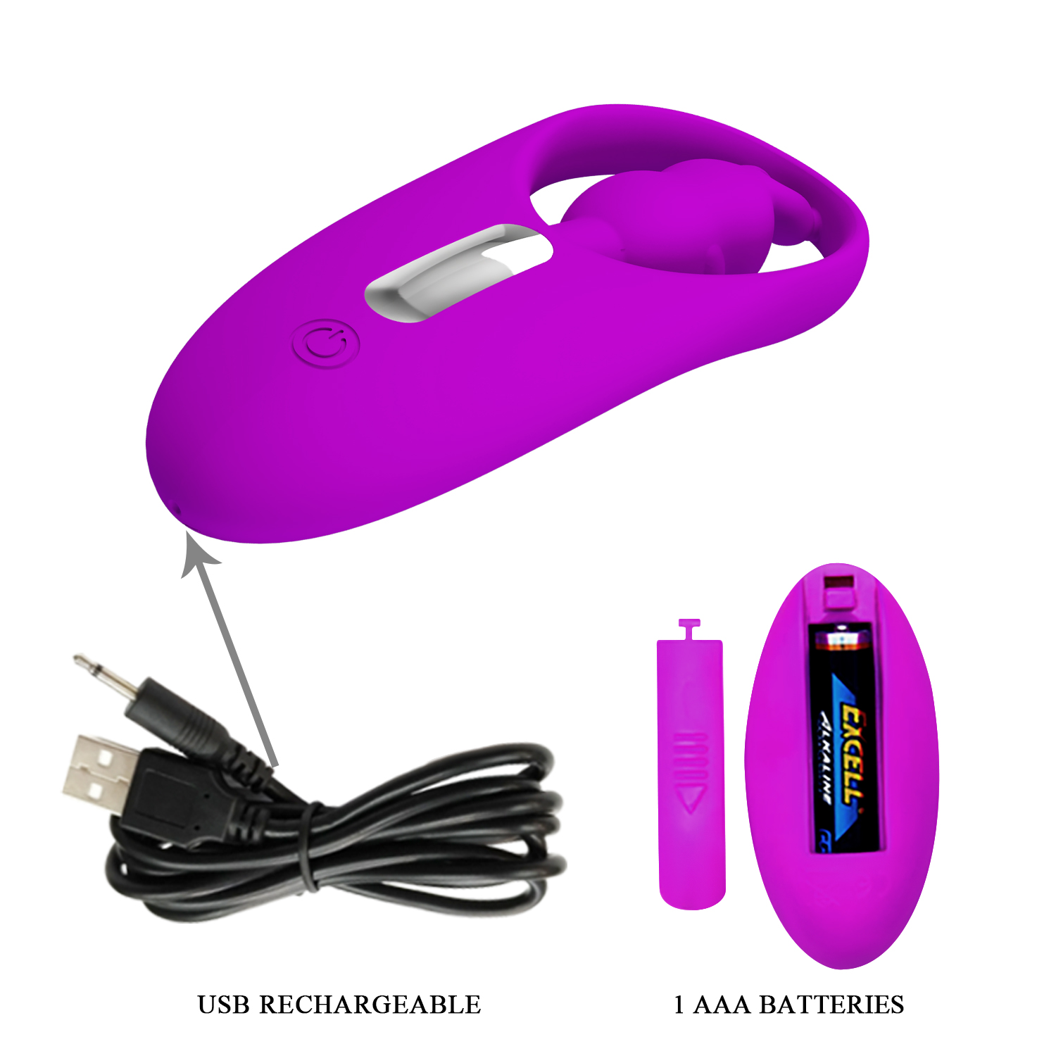 Vibrator Bikini Pretty Love Wild Rabbit, 12 Moduri Vibratii, Remote Control, Silicon, USB, Mov, #8, Erotic24.ro