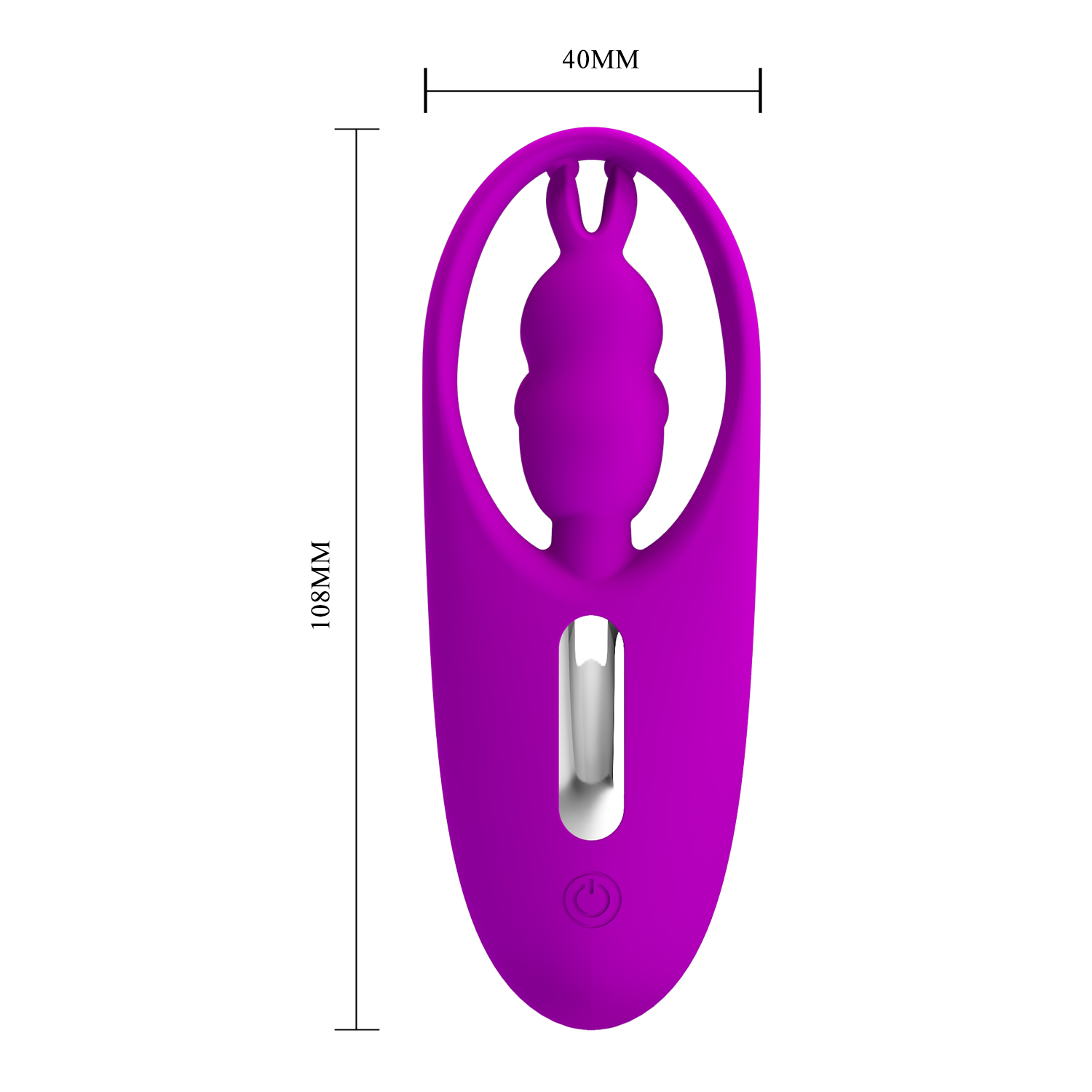Vibrator Bikini Pretty Love Wild Rabbit, 12 Moduri Vibratii, Remote Control, Silicon, USB, Mov, #6, Erotic24.ro