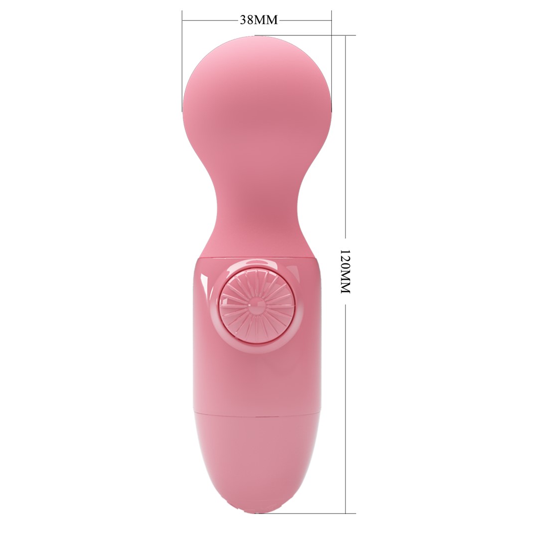 Vibrator Wand Multispeed Little Cute, Roz, #6, Erotic24.ro