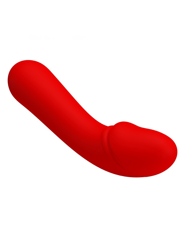 Vibrator Punctul G Cetus, 12 Moduri Vibratii, Sillicon, USB, Rosu, 15 cm, #4, Erotic24.ro