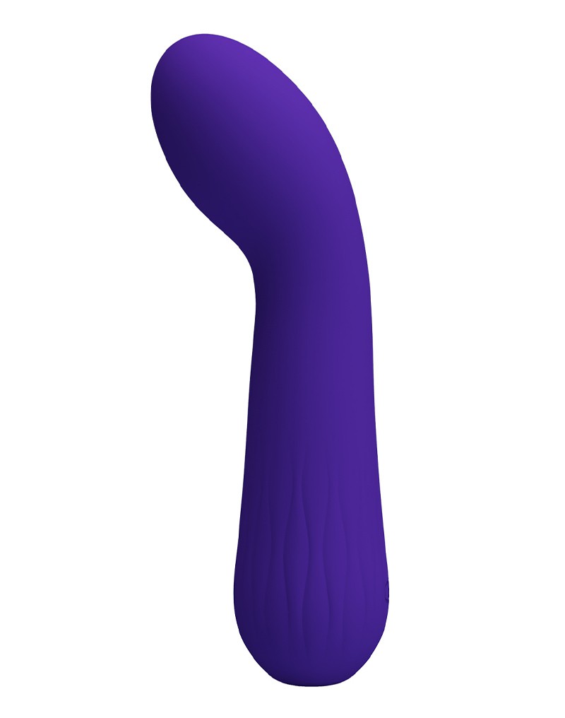 Vibrator Punctul G Faun, 12 Moduri Vibratii, Silicon, USB, Violet, 15 cm, #2, Erotic24.ro