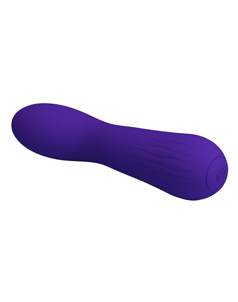 Vibrator Punctul G Faun, 12 Moduri Vibratii, Silicon, USB, Violet, 15 cm, #4, Erotic24.ro