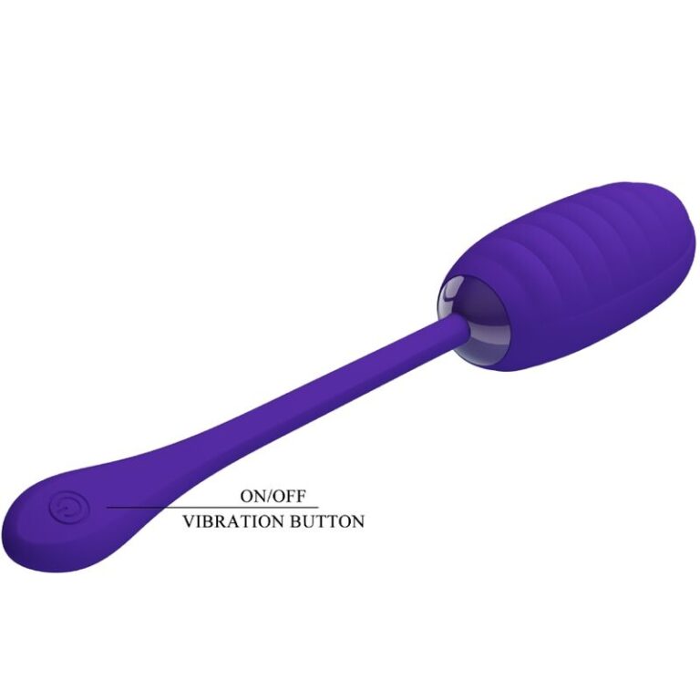 Ou Vibrator Kirk, 12 Moduri Vibratii, Silicon, USB, Violet, Nr. 6, Erotic24.ro