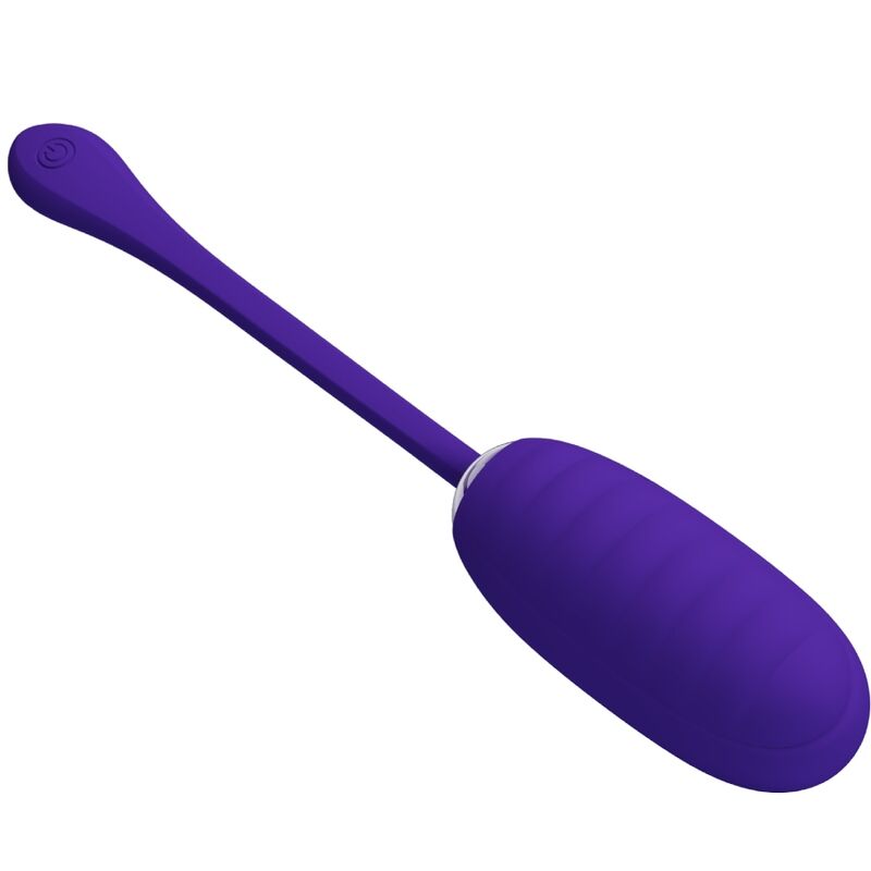 Ou Vibrator Kirk, 12 Moduri Vibratii, Silicon, USB, Violet, Nr. 4, Erotic24.ro
