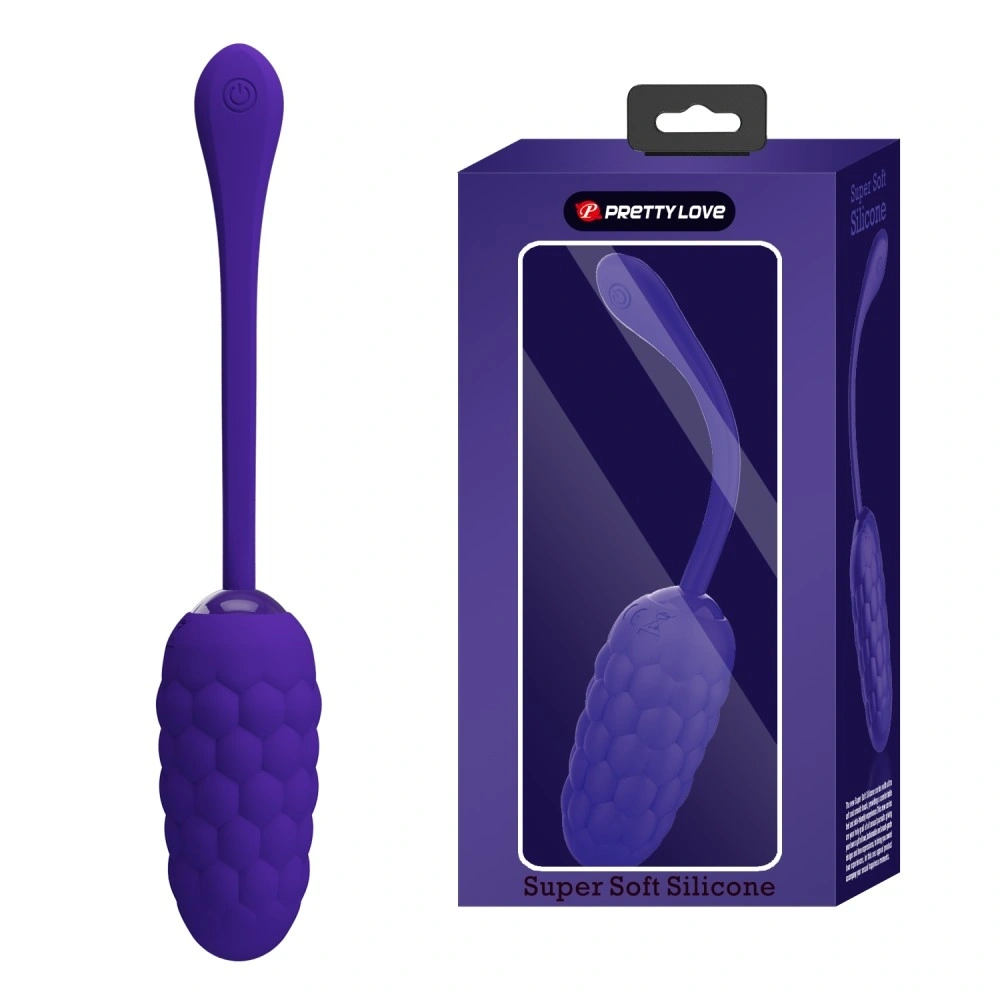 Ou Vibrator Marina, 12 Moduri Vibratii, Silicon, USB, Violet, #6, Erotic24.ro