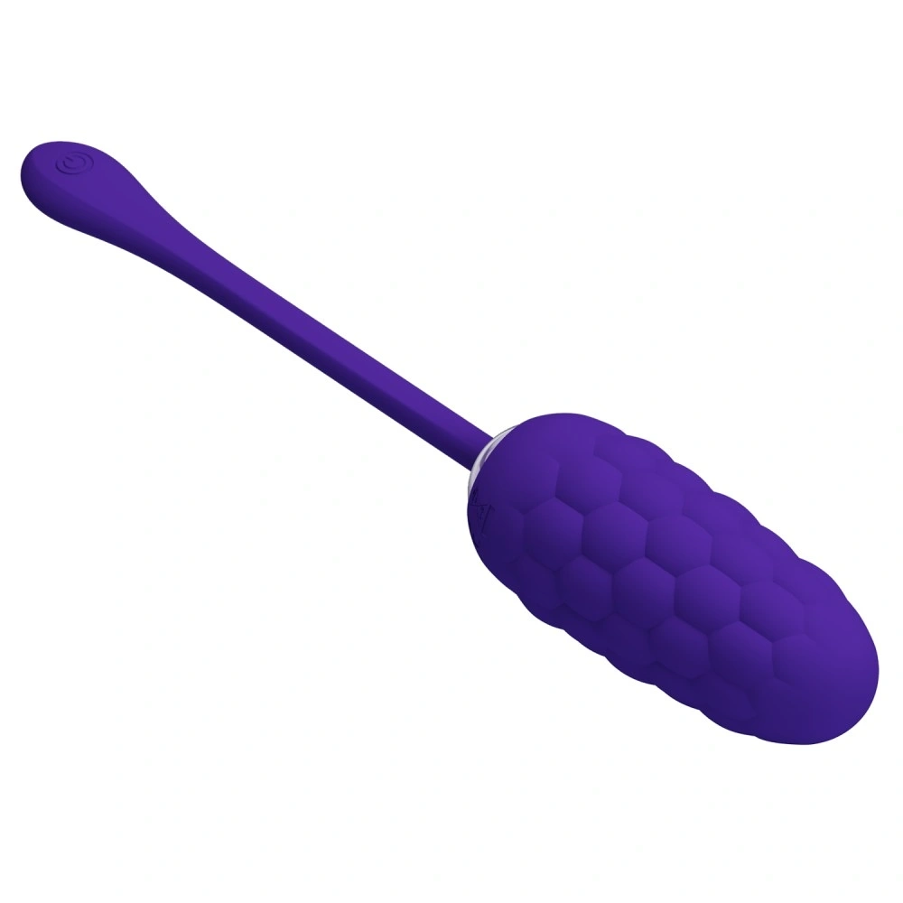 Ou Vibrator Marina, 12 Moduri Vibratii, Silicon, USB, Violet, #4, Erotic24.ro
