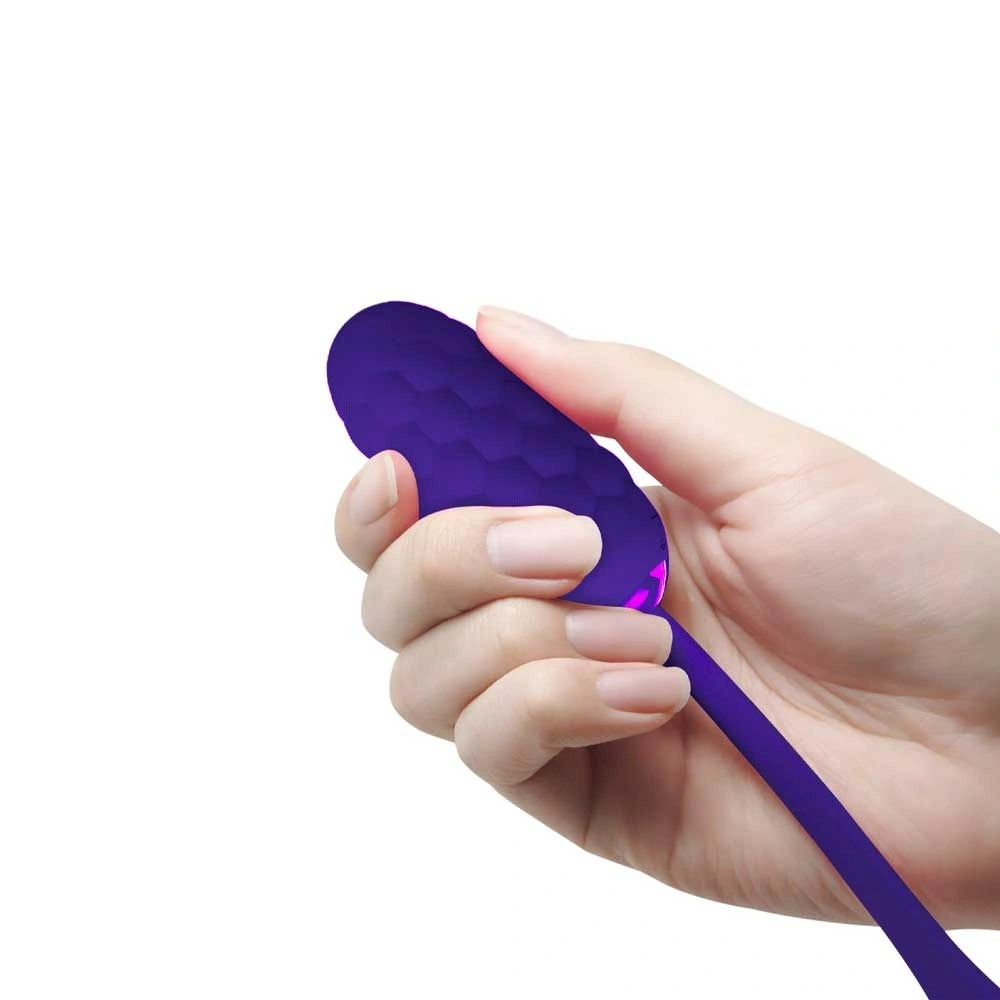 Ou Vibrator Marina, 12 Moduri Vibratii, Silicon, USB, Violet, #3, Erotic24.ro
