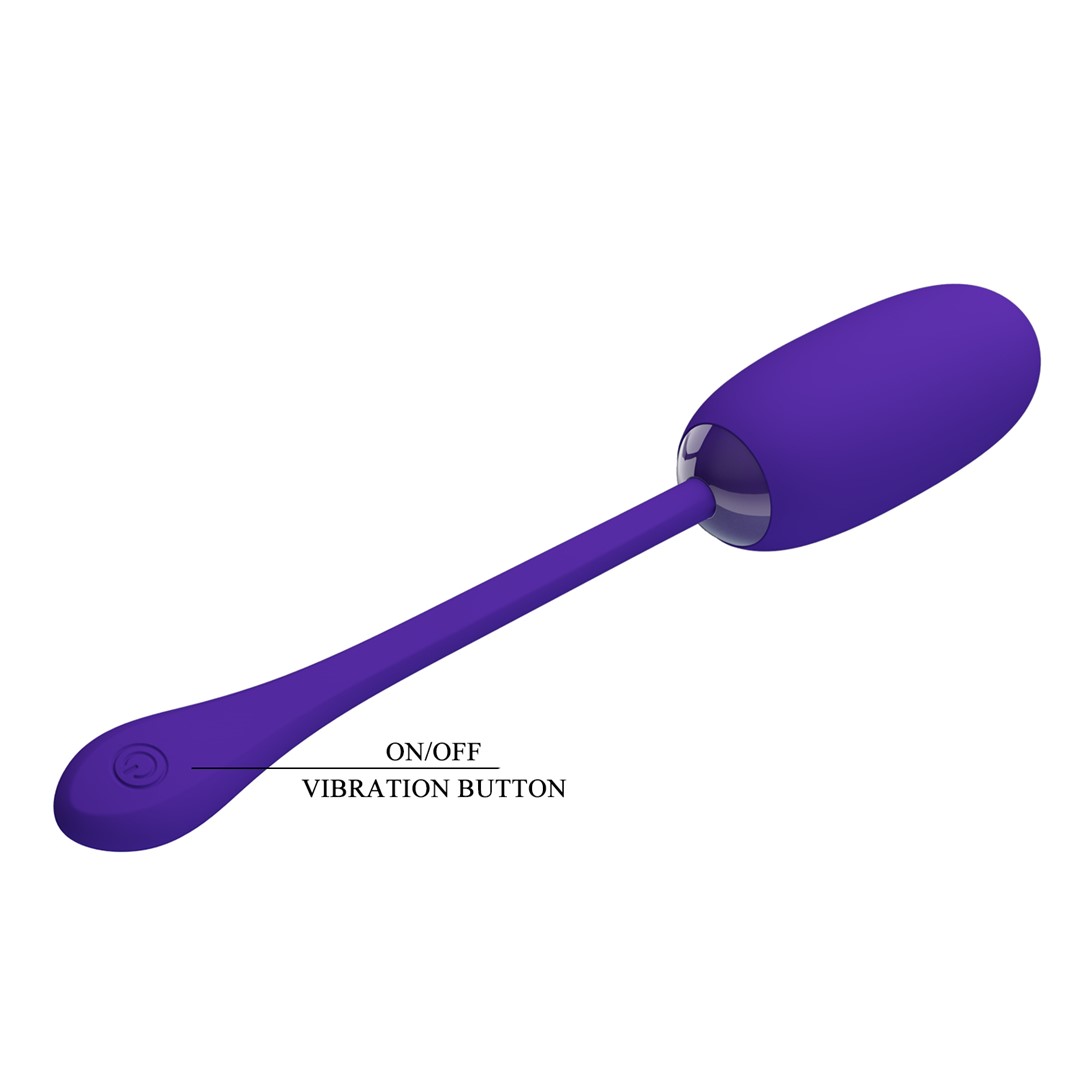 Ou Vibrator Julius, 12 Moduri Vibratii, Silicon, USB, Violet, #7, Erotic24.ro