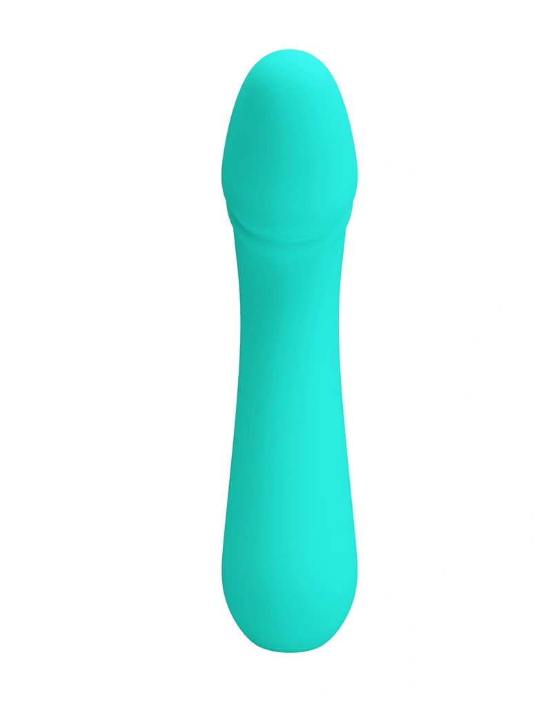 Vibrator Punctul G Cetus, 12 Moduri Vibratii, Sillicon, USB, Turcoaz, 15 cm, #3, Erotic24.ro