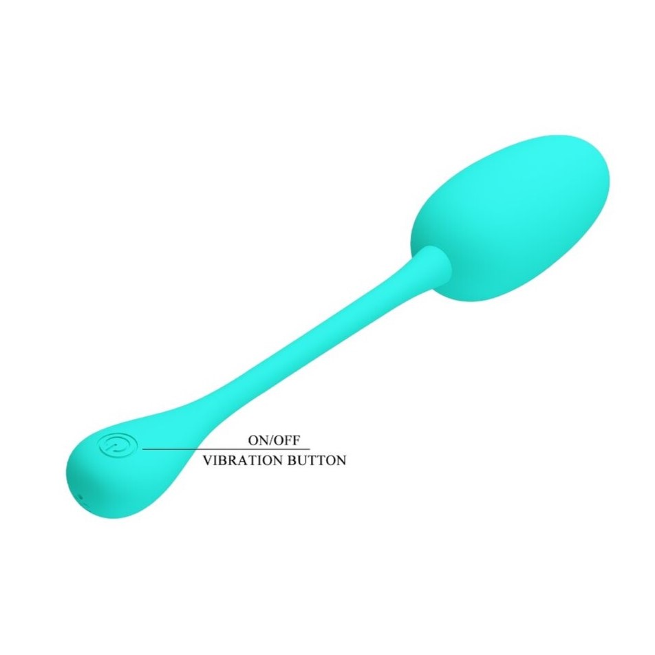 Ou Vibrator Knucker, 12 Moduri Vibratii, Silicon, USB, Verde, #6, Erotic24.ro