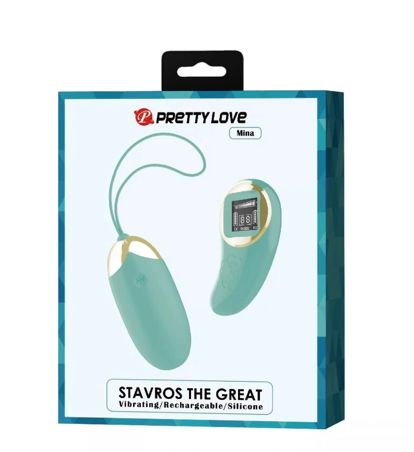 Ou Vibrator Mina, 10 Moduri Vibratii, Telecomanda Wireless cu Ecran Led, Silicon, USB, Verde, #6, Erotic24.ro