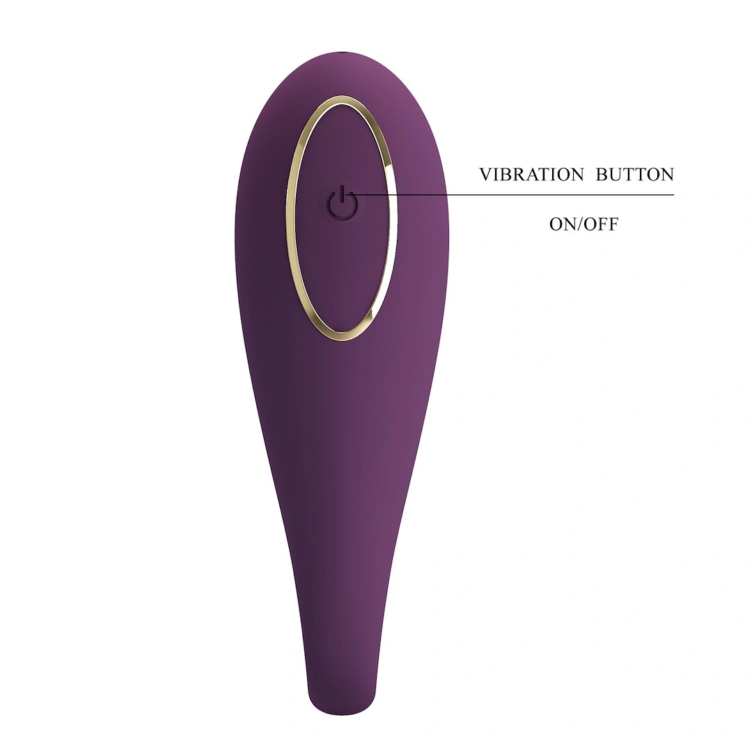Vibrator Pretty Love August, Bluetooth Control Free App, Silicon, USB, Mov Inchis, #4, Erotic24.ro