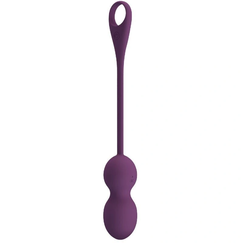 Bile Kegel Elvira 12 Moduri Vibratii, Silicon, USB, Bluetooth Control, Free App, Mov Inchis, 22 cm, #3, Erotic24.ro