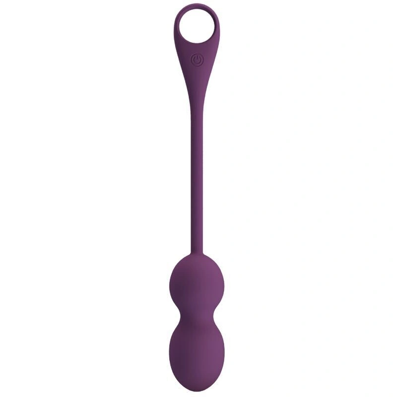 Bile Kegel Elvira 12 Moduri Vibratii, Silicon, USB, Bluetooth Control, Free App, Mov Inchis, 22 cm, #2, Erotic24.ro
