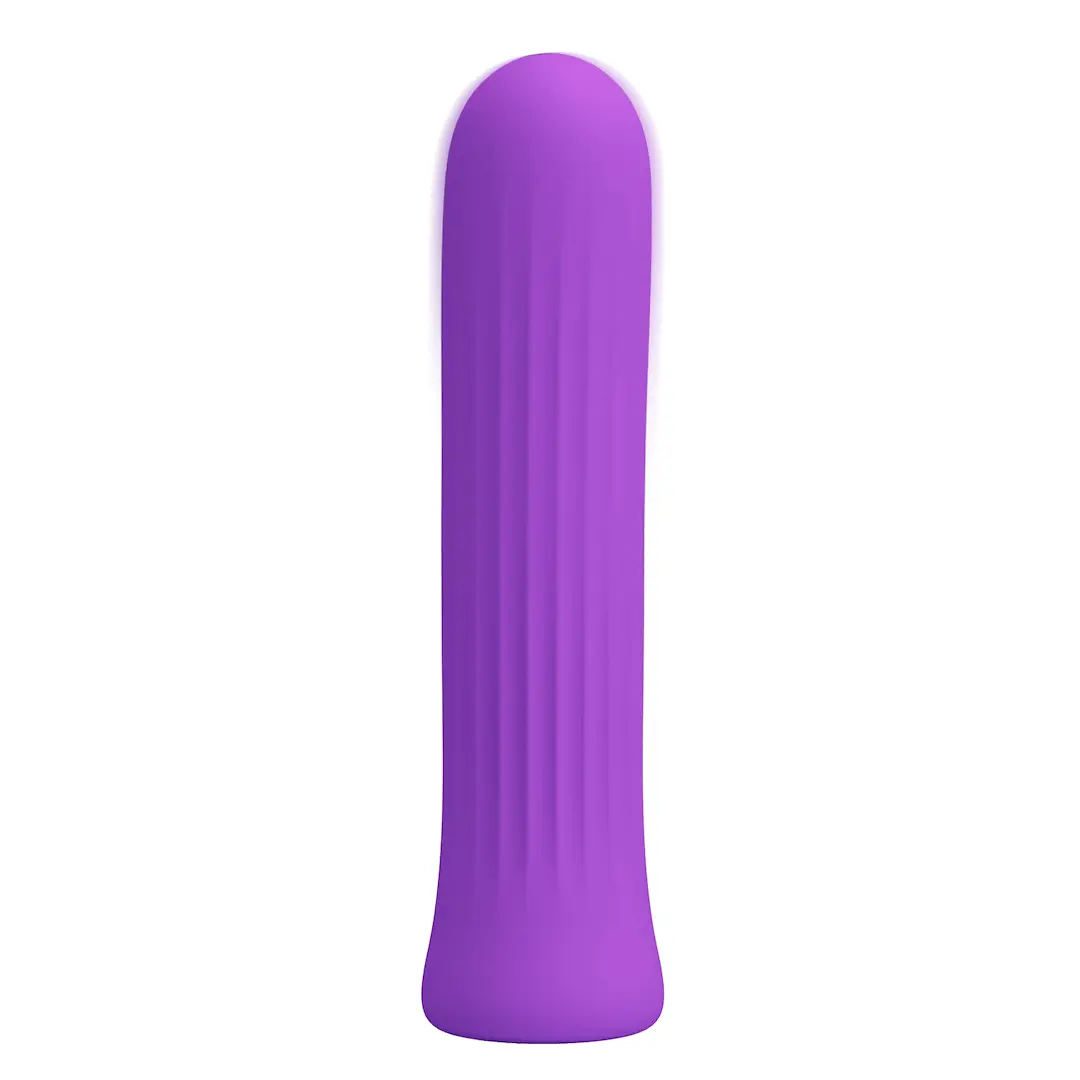 Vibrator Pretty Love Blanche, 12 Moduri Vibratii, Silicon, USB, Mov Deschis, 10.2 cm, Nr. 5, Erotic24.ro
