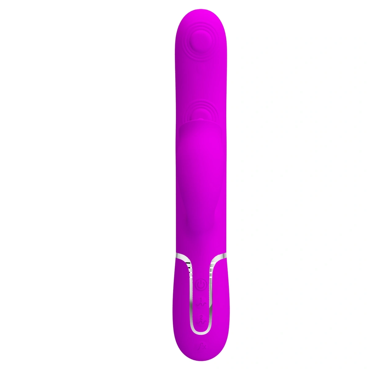 Vibrator Twinkled Tenderness Gigi, 7 Moduri Pulsare, 7 Moduri Licking, Silicon, USB, Roz, 22.8 cm, #2, Erotic24.ro