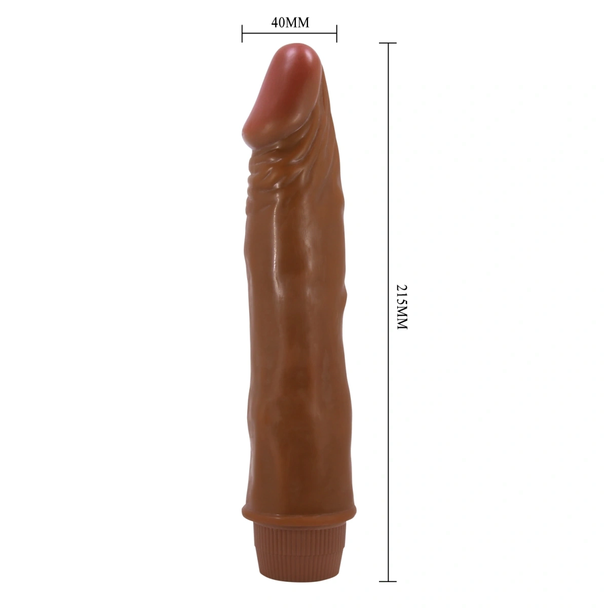 Vibrator Multispeed Dwarf Barbara, TPR, Maro, 21 cm, #7, Erotic24.ro