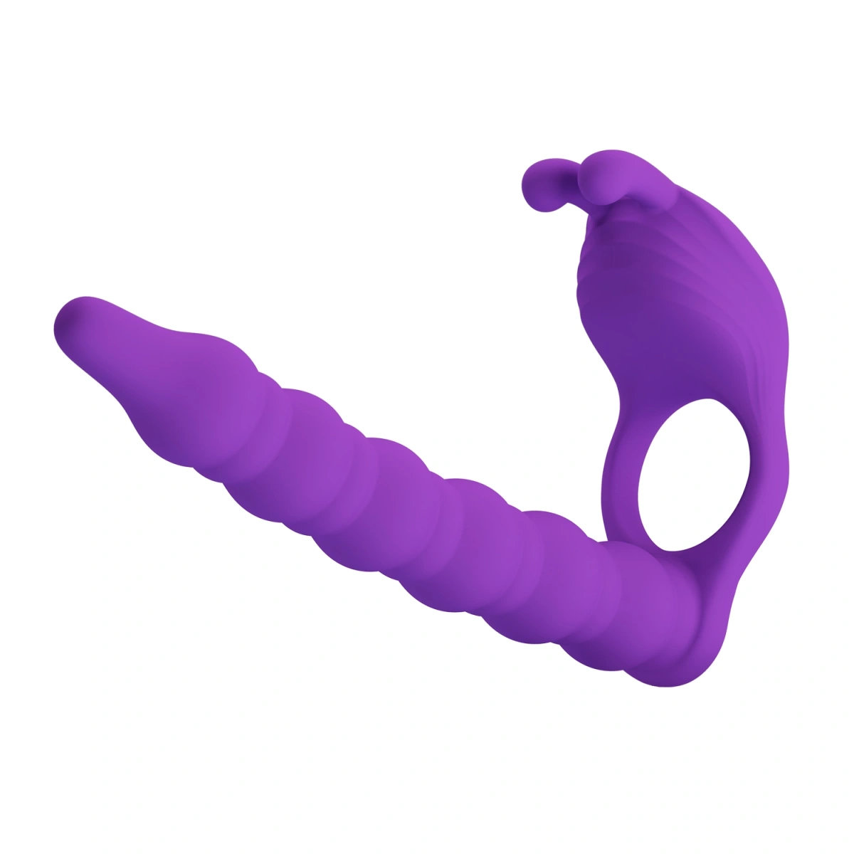 Inel de Penis cu Stimulator Anal Blackney, 7 Moduri Vibratii, Silicon, USB, Mov, #2, Erotic24.ro