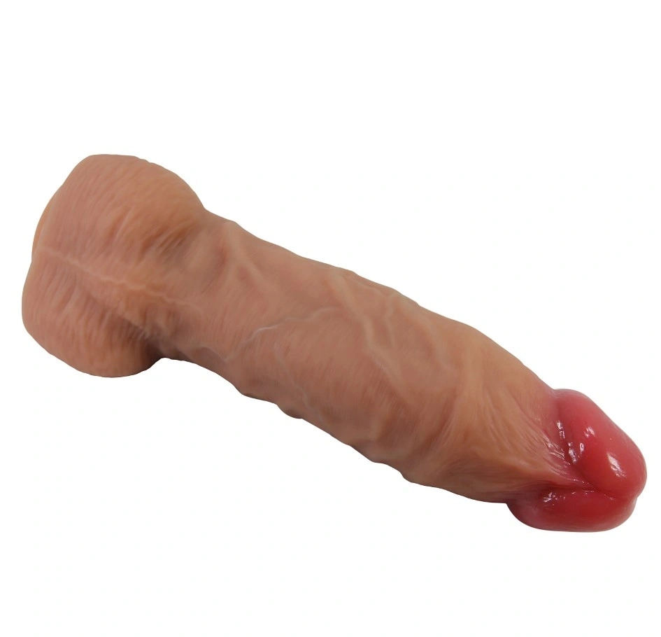 Dildo Realist Najm cu Ventuza, Silicon Lichid, Natural, 23.2 cm, #4, Erotic24.ro