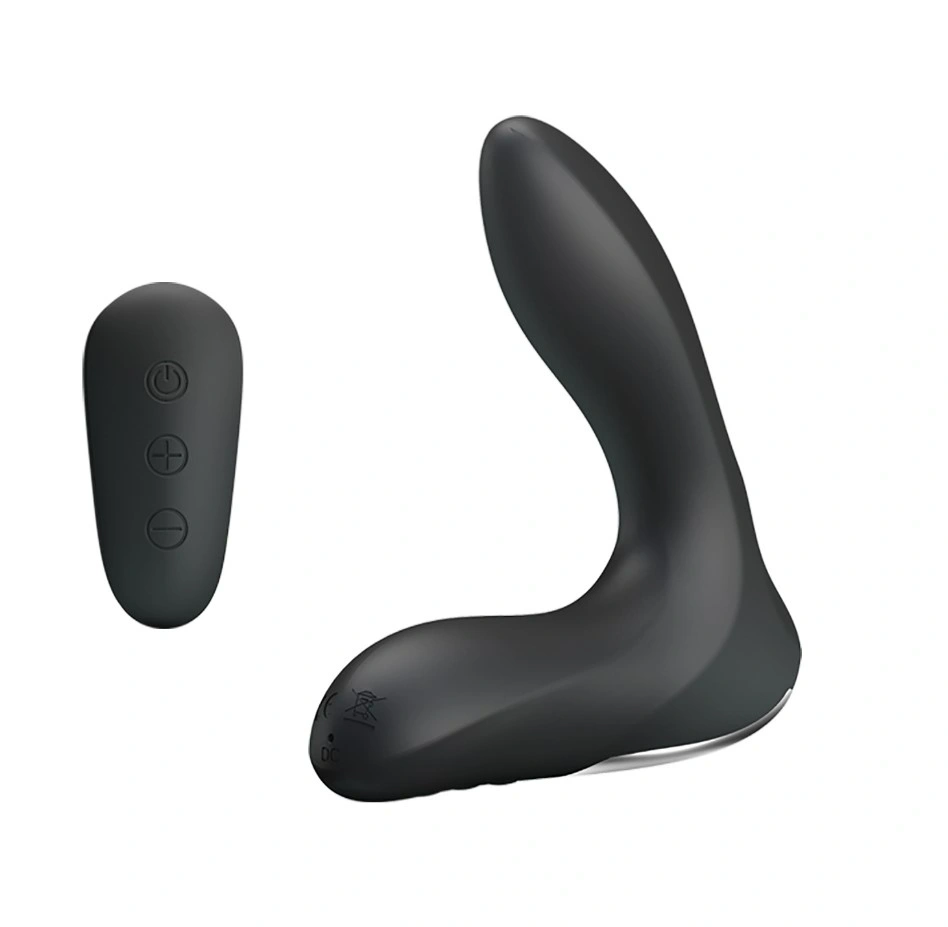 Stimulator Prostata Gonflabil, Remote Control, 12 Moduri Vibratii, Silicon, USB, Negru, #1, Erotic24.ro