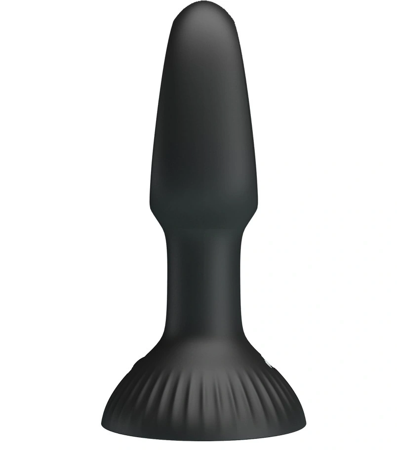 Stimulator Anal Hubert cu Ventuza, 7 Moduri Leganare, Silicon, USB Magnetic, Negru, 13.9 cm, #4, Erotic24.ro
