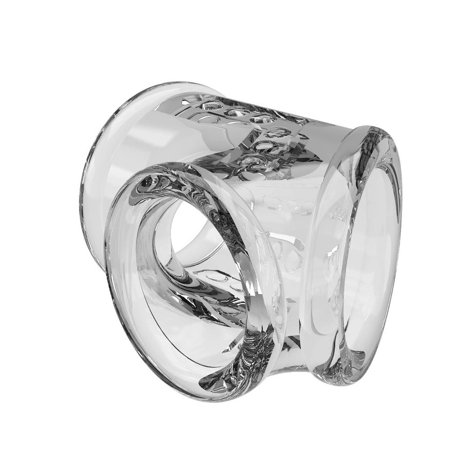 Manson de Penis si Testicule Orhan, TPE, Transparent, Nr. 3, Erotic24.ro