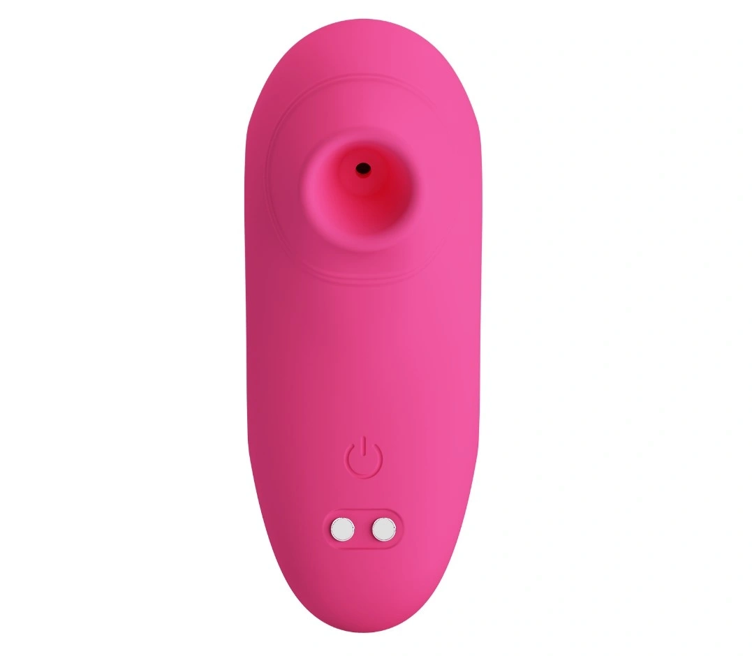 Stimulator Arila, 7 Moduri Suctiune, 7 Moduri Vibratii, Silicon, USB Magnetic, Roz, 9.2 cm, #2, Erotic24.ro