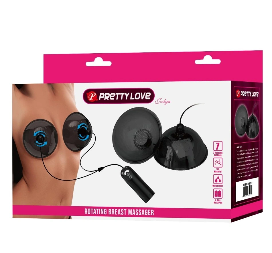 Stimulatoare Sfarcuri Joslyn cu Telecomanda, 7 Moduri Rotatii, TPE, Negru, #8, Erotic24.ro