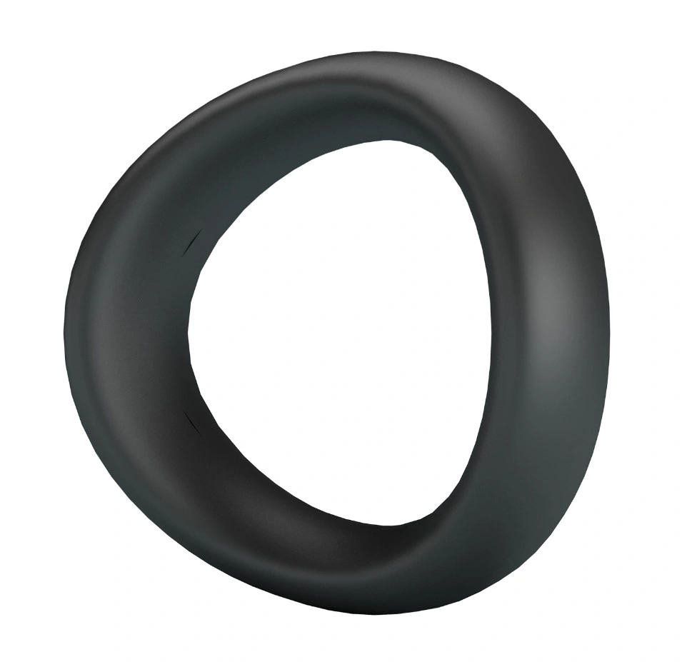 Inel de Penis Valen pentru Erectii Puternice, Silicon, Negru, #1, Erotic24.ro