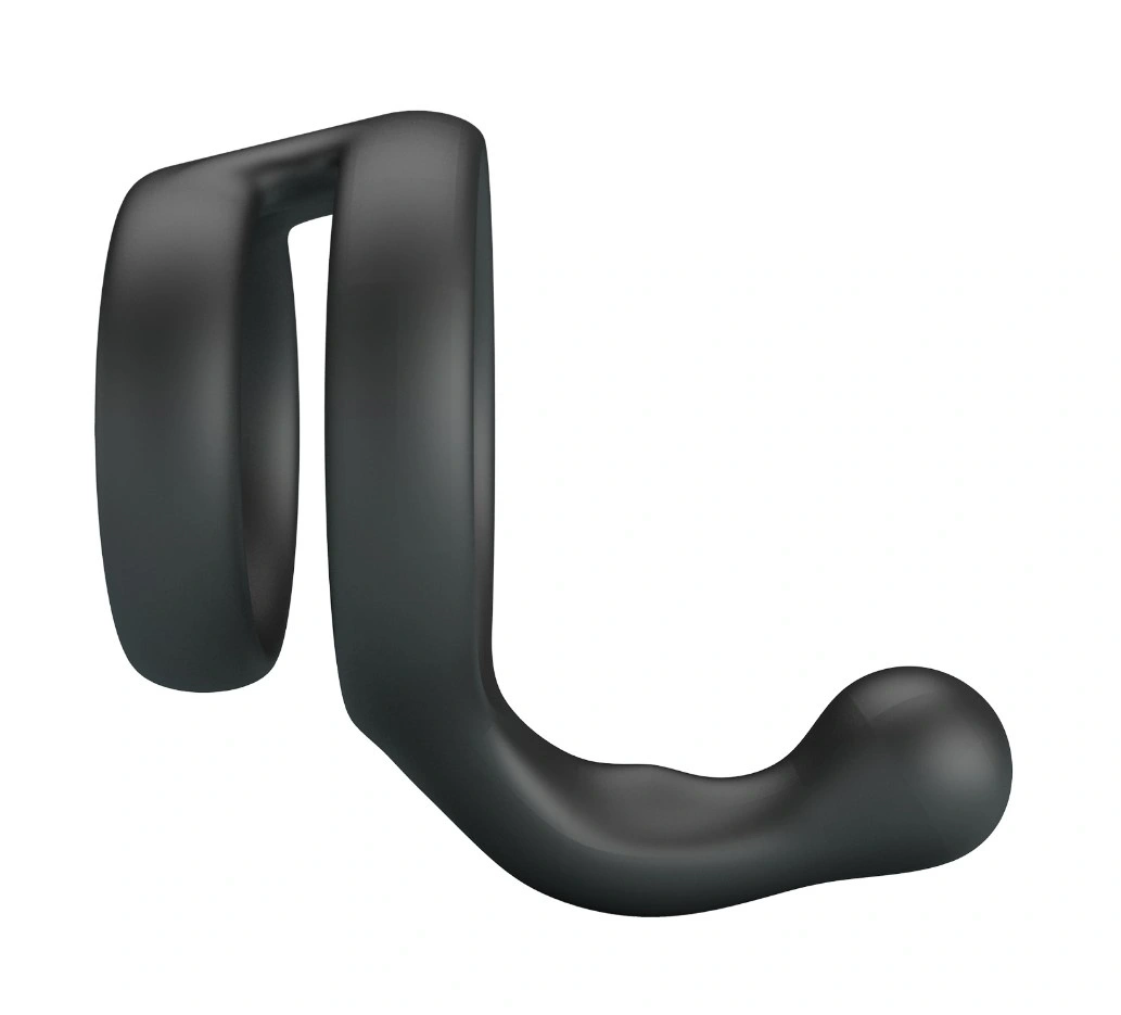 Inel Dublu de Penis cu Stimulare Anal Yancy, Silicon, Negru, Nr. 3, Erotic24.ro