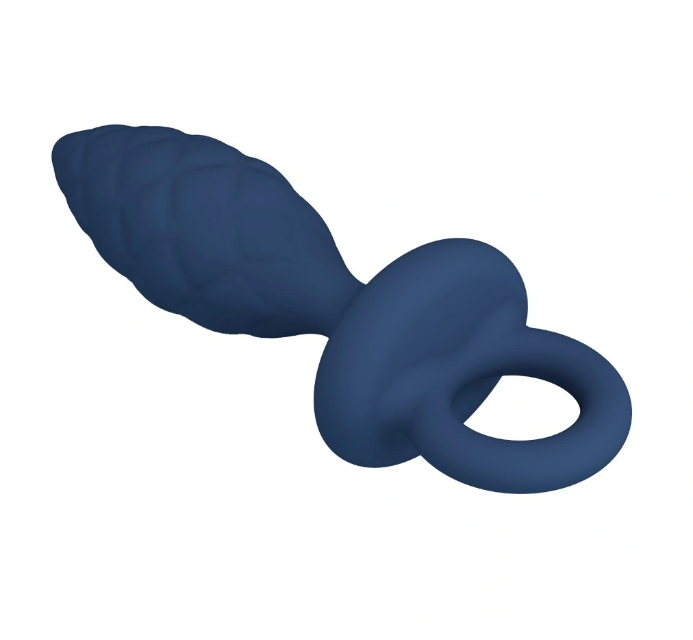 Dop Anal Richard, Size S, Silicon, Albastru, 11.5 cm, #3, Erotic24.ro