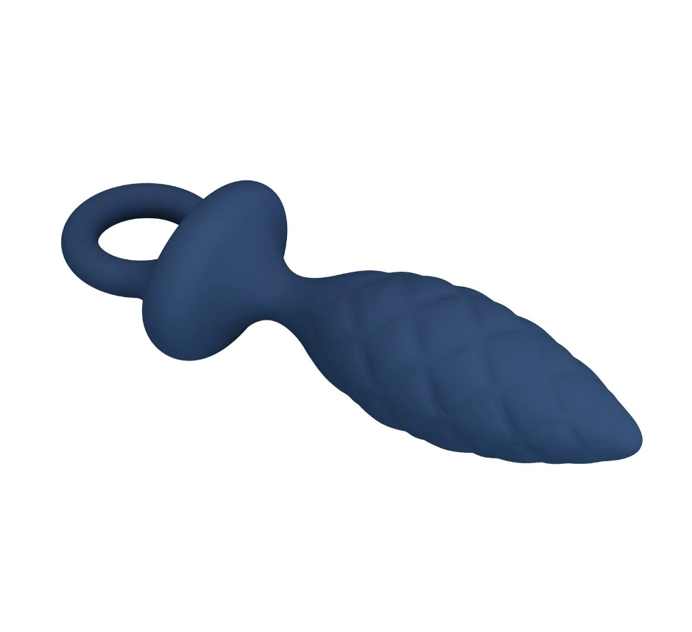 Dop Anal Richard, Size S, Silicon, Albastru, 11.5 cm, #4, Erotic24.ro