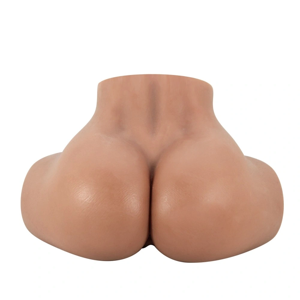 Masturbator Realist Vagin&Anus cu Vibratii Crazy Bull Hailey, Soft Skin, Maro, 1.44 kg, #5, Erotic24.ro