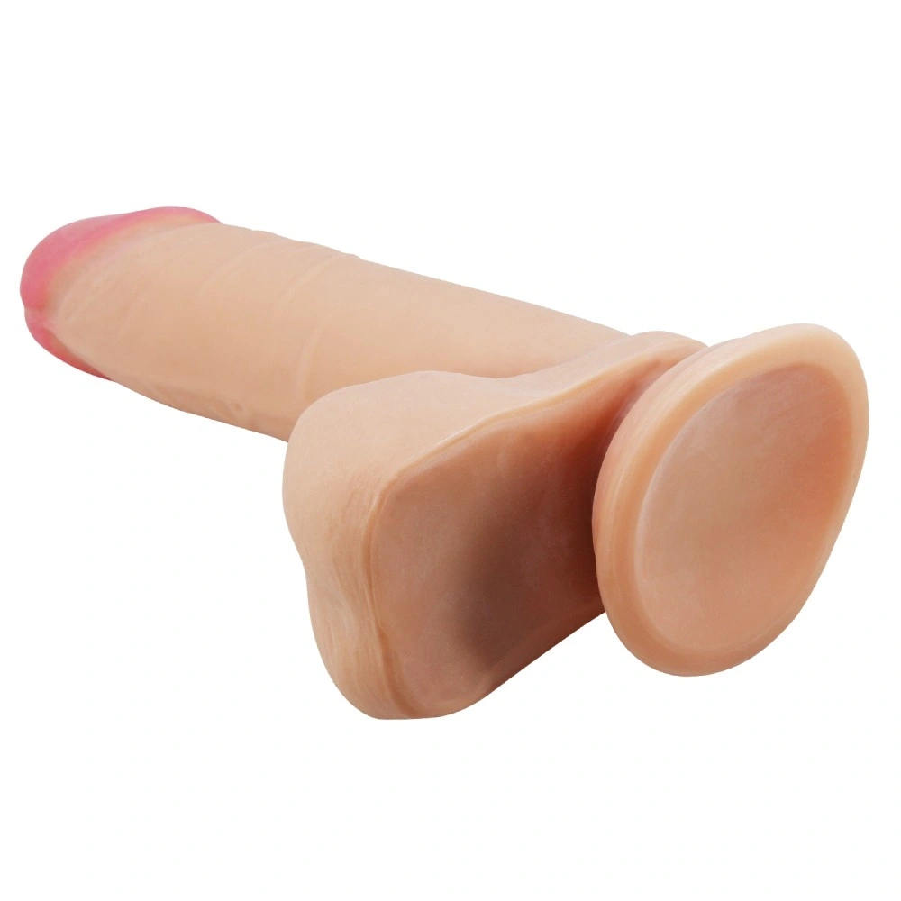 Dildo Realist Creel Sliding Skin, Lifelike Skin, Natural, 20.5 cm, Nr. 6, Erotic24.ro